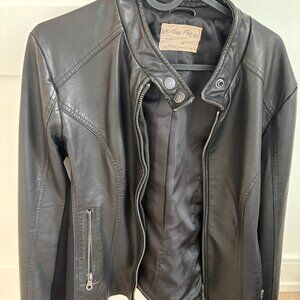 Free People faux leather jacket